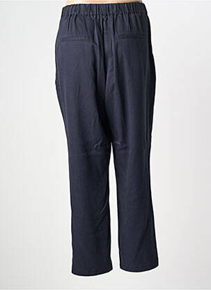 Pantalon chino tissage popeline taille normale bleu C'EST BEAU LA VIE femme