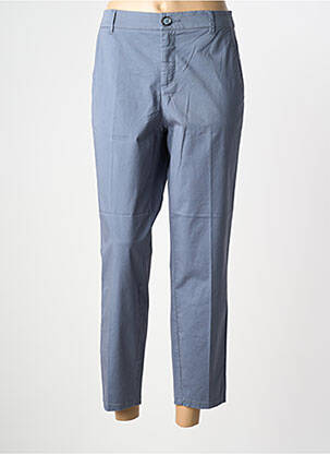 Pantalon chino tissage popeline taille normale bleu STREET ONE femme