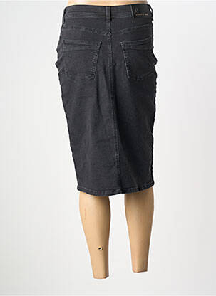 Jupe mi-longue stretch noir STREET ONE femme