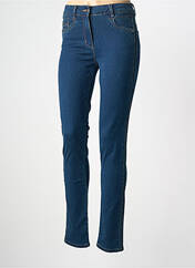 Jeans coupe slim bleu C'EST BEAU LA VIE femme seconde vue