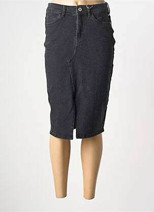 Jupe mi-longue noir STREET ONE femme