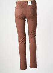 Pantalon slim marron C'EST BEAU LA VIE femme seconde vue
