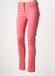 Pantalon slim rose C'EST BEAU LA VIE femme seconde vue