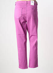 Pantalon slim violet C'EST BEAU LA VIE femme seconde vue