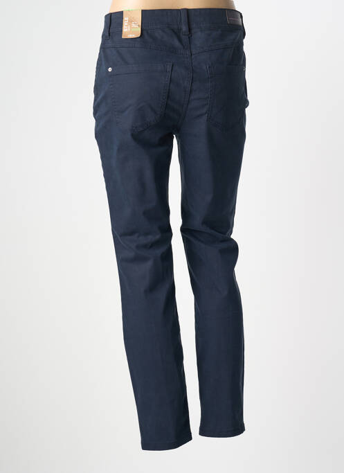 Pantalon slim tissage popeline taille normale bleu CECIL femme