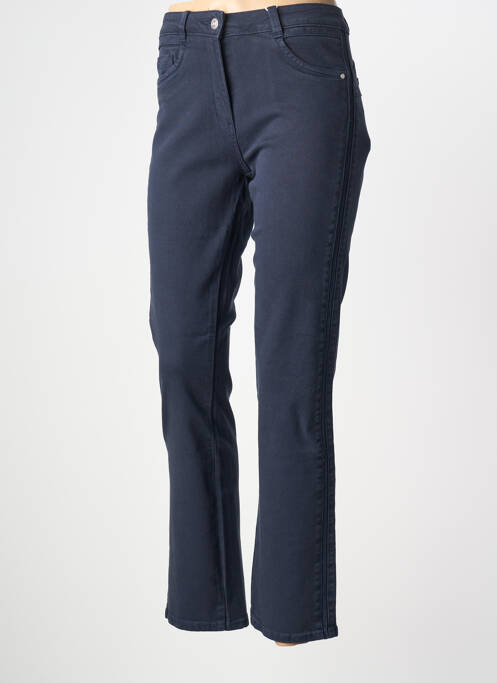 Jeans coupe droite stretch taille normale bleu C'EST BEAU LA VIE femme