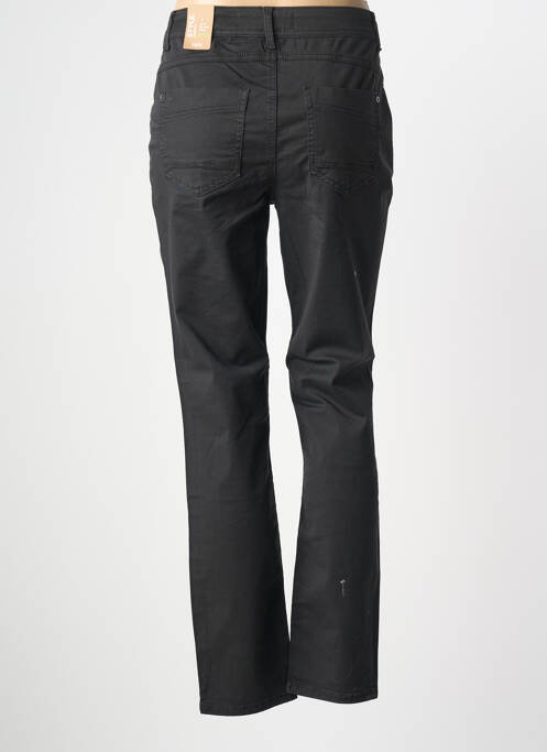 Pantalon slim tissage popeline taille normale noir CECIL femme