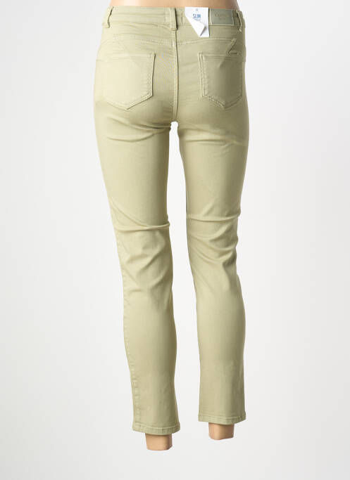Pantalon slim vert C'EST BEAU LA VIE femme