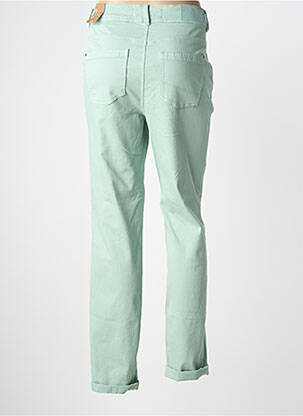 Jeans coupe slim stretch taille normale vert CECIL femme
