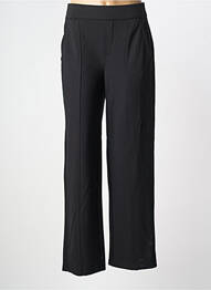Pantalon droit stretch taille haute noir STREET ONE femme