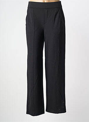 Pantalon droit stretch taille haute noir STREET ONE femme
