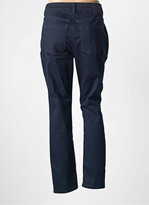 Pantalon slim tissage popeline taille normale bleu STREET ONE femme