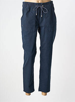 Pantalon 7/8 taille haute taille haute bleu CECIL femme
