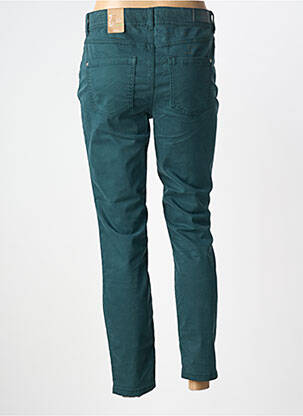 Pantalon 7/8 fermeture zippée sous rabat boutonné taille normale vert CECIL femme