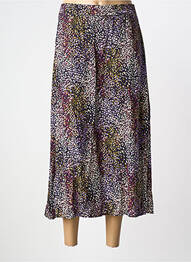 Jupe longue tissage crêpe noir JULIE GUERLANDE femme