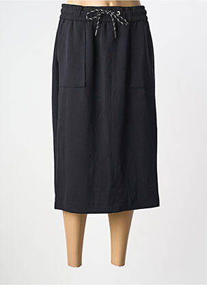 Jupe mi-longue stretch noir CECIL femme