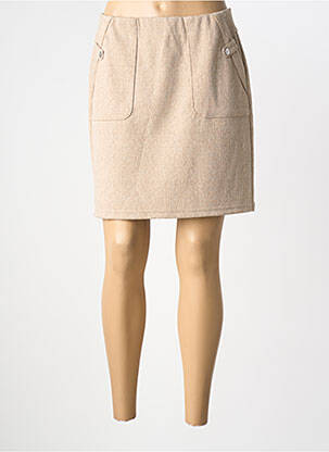 Jupe courte poches marron STREET ONE femme
