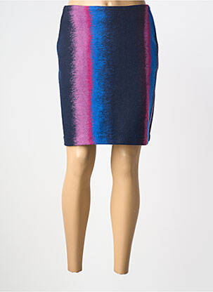 Jupe courte poches bleu STREET ONE femme