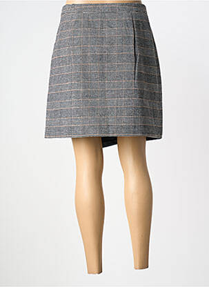 Jupe courte taille haute gris C'EST BEAU LA VIE femme