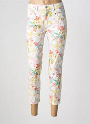 Pantalon 7/8 blanc ANNA MONTANA femme seconde vue