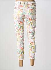 Pantalon 7/8 blanc ANNA MONTANA femme seconde vue