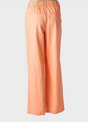 Pantalon droit orange C'EST BEAU LA VIE femme seconde vue