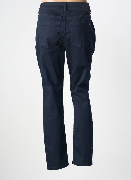 Pantalon slim tissage popeline taille normale bleu STREET ONE femme