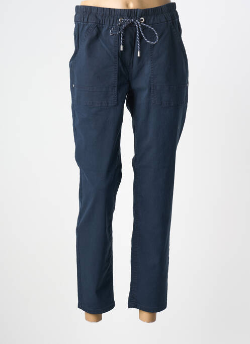 Pantalon 7/8 taille haute taille haute bleu CECIL femme