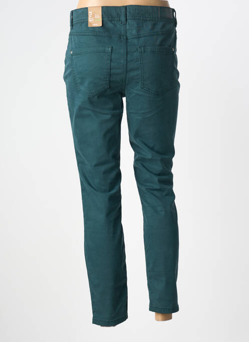 Pantalon 7/8 fermeture zippée sous rabat boutonné taille normale vert CECIL femme