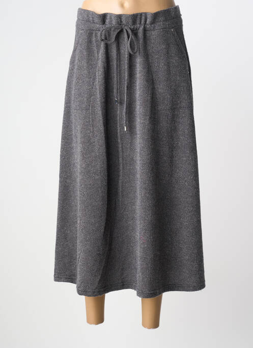 Jupe longue coupe évasée gris DIANE LAURY femme