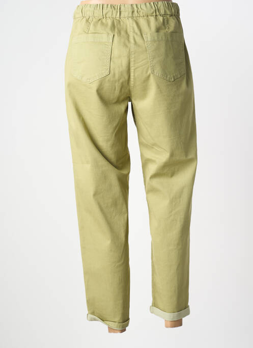 Pantalon 7/8 vert C'EST BEAU LA VIE femme