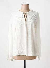 Blouse col rond manches longues blanc STREET ONE femme