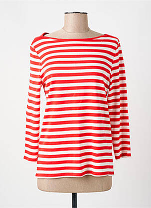 T-shirt manches longues manches longues rouge STREET ONE femme