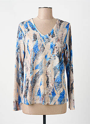 T-shirt manches longues manches longues beige DIANE LAURY femme
