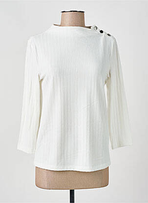 T-shirt manches 3/4 manches 3/4 blanc STREET ONE femme