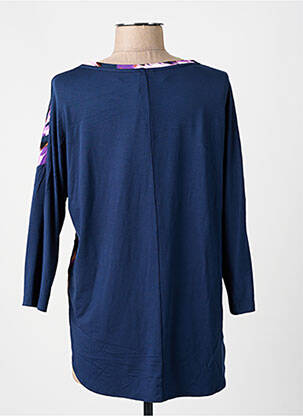 T-shirt manches 3/4 manches 3/4 bleu STREET ONE femme
