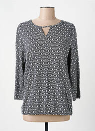 Top tissage jersey manches longues noir CECIL femme