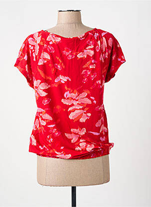T-shirt col rond manches courtes rouge STREET ONE femme