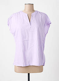 Blouse manches courtes manches courtes violet STREET ONE femme
