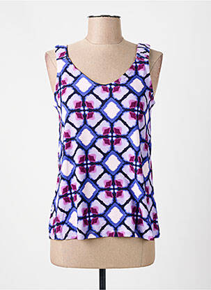 Débardeur stretch sans manche violet STREET ONE femme