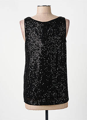 Top tissage jersey sans manche noir STREET ONE femme