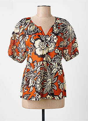 Chemisier orange C'EST BEAU LA VIE femme