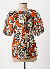 Chemisier orange C'EST BEAU LA VIE pour femme seconde vue