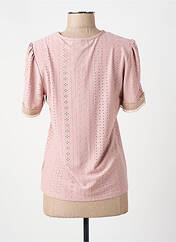 T-shirt rose NARA pour femme seconde vue