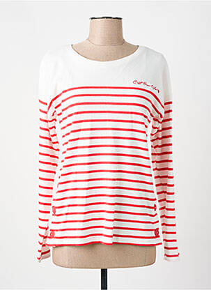 T-shirt rouge C'EST BEAU LA VIE femme