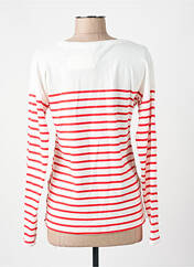 T-shirt rouge C'EST BEAU LA VIE pour femme seconde vue