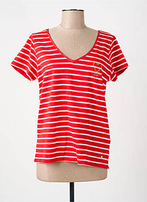 T-shirt rouge C'EST BEAU LA VIE femme