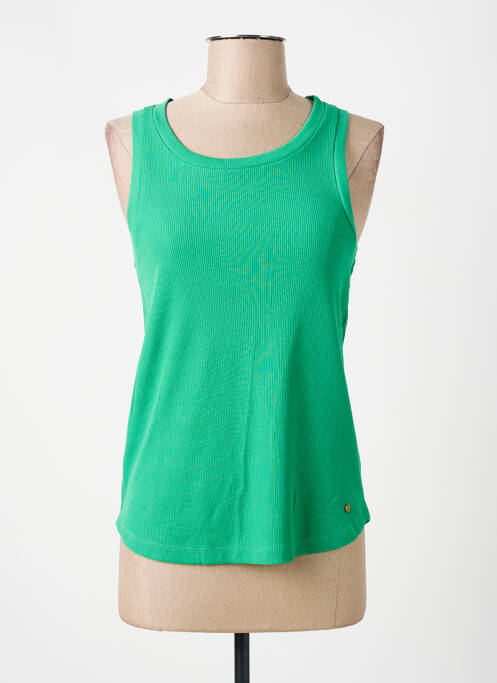 Débardeur vert C'EST BEAU LA VIE pour femme