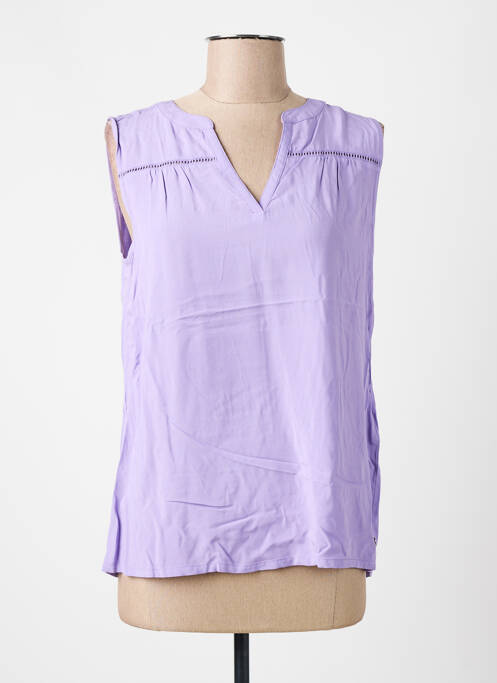 Top violet STREET ONE pour femme