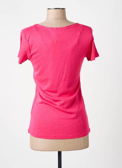 T-shirt rose C'EST BEAU LA VIE pour femme